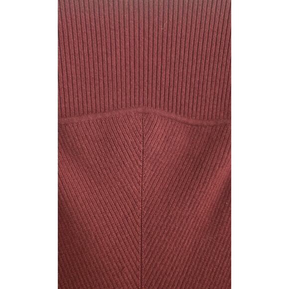 Jason Wu Square Neck Ribbed Knit Midi Dress Size Small ♡Ladies - Picture 9 of 13